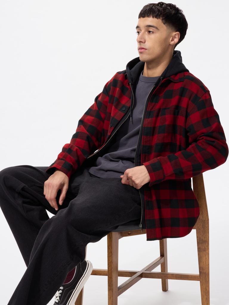Uniqlo Flannel Check Shirt  LonG Sleeve  G