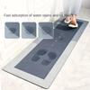 Diatomite Non-slip Water Absorbent Floor Mat Kitchen Oil Absorbent Stain Resistant Washable Wipeable Doorway Decorative Foot Mat