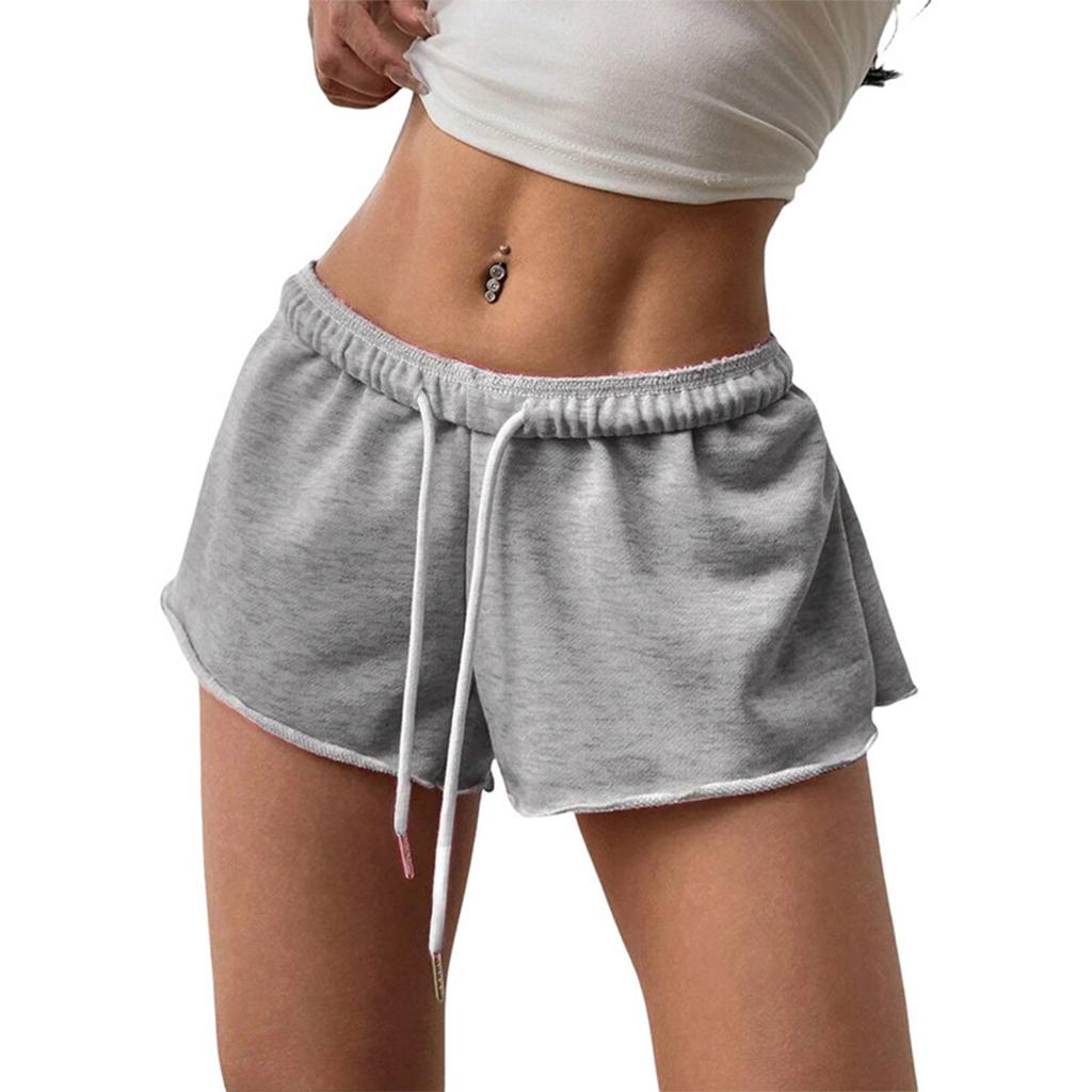 Women's Fashion Summer Color Hot Pants Sports And Leisure Low Waist Spicy Girl Shorts