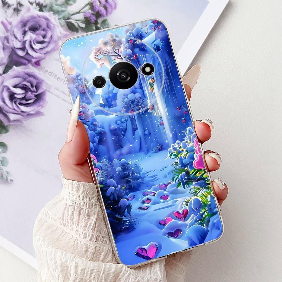 Für Xiaomi Redmi A3 A3x A4 Hülle RedmiA3 Pro Stilvolles Bemaltes Cover Weiche Dünne Handyhülle Für Xiaomi Redmi A3 Pro A3x RedmiA4 Schale
