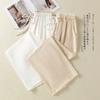 2025 Summer New Light and Breathable Solid Color Cotton and Linen Straight Pants Women's Literary and Artistic Style Drawstring Elastic Waist Casual