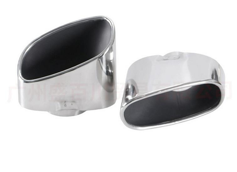 Stainless Steel Square Exhaust Tailpipe for 04-13 BMW X5 E70/E53, Modification and Installation Compatible
