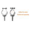 Marine 304SS Clamp On Oarlock for 1/2" Socket Yacht Boat Clamp-On Oar Lock