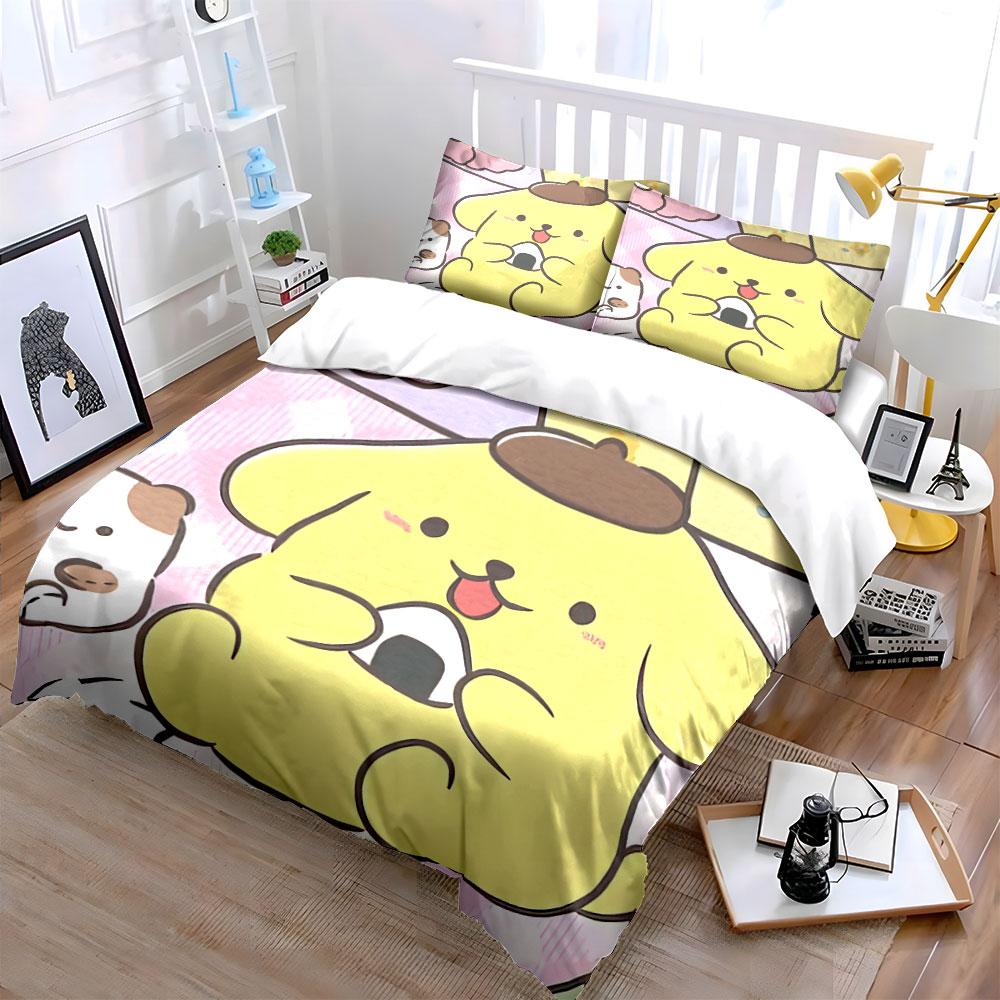 Adorable Snack-loving Pup. Bedding Sets Duvet Covers Pillowcases(1* Duvet Cover 2* Pillowcases Without Duvet Insert)