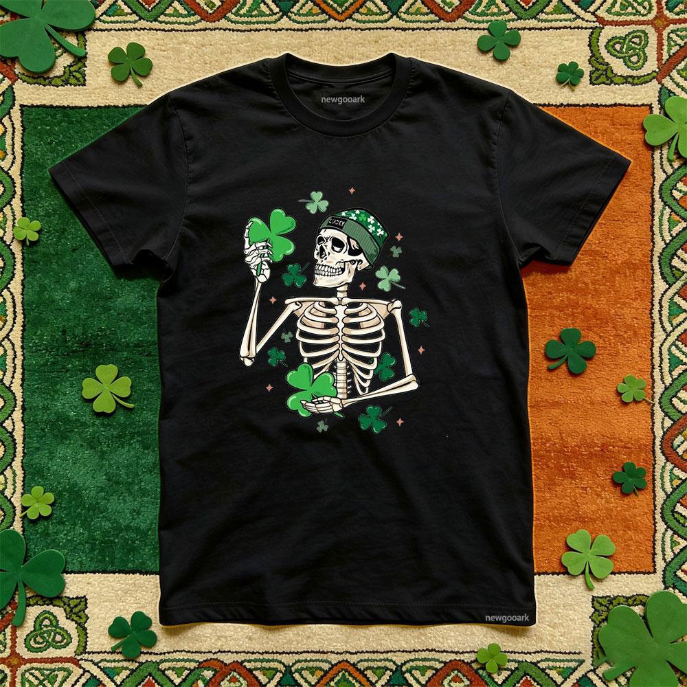 Saint Patrick Classic printed T shirt Unisex lucky Irish green Retro cotton Casual funny festival Unisex Adult Party tee