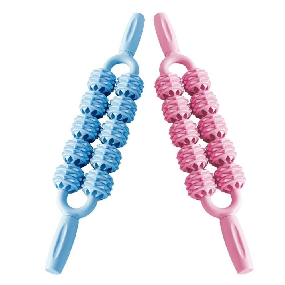 Multifunction Roller Ball Massage Stick Fitness Fascia Stick Portable Yoga Massage Stick  Arms