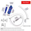 Brake Bleeder Hose With One Way Non Return Check Valve Fluid Extractor Pump Tool For Motorcycle Car Scooter Brake Caliper