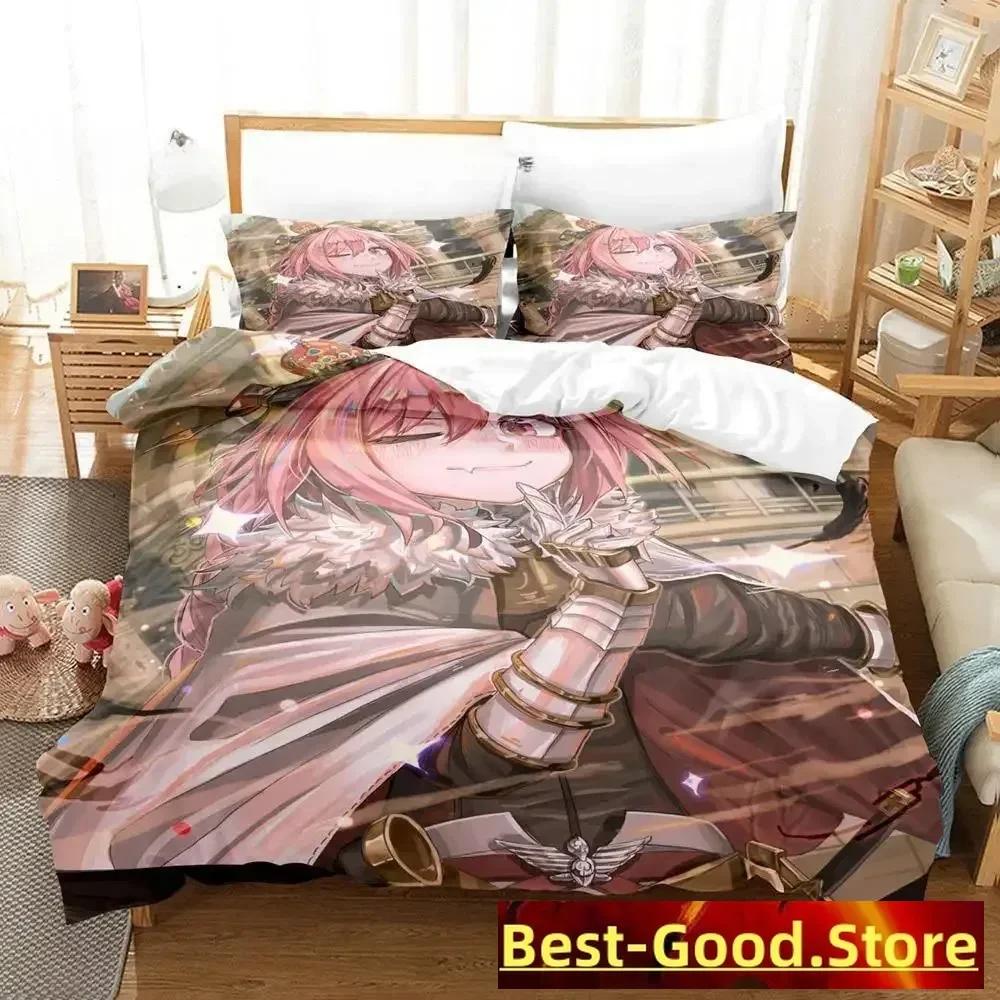 3D Anime Bed Sheet Set Fate - Astolfo Printed Bed Set Duvet Cover Pillowcase Bedding Set Bed Linen Sheet Quilt Cover Full Size