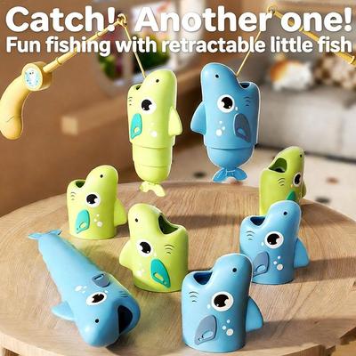 Interactive Magnetic Fishing Toy Set Game For Kids Family Party Fun Stress Relief Educational Learning Gift For Children