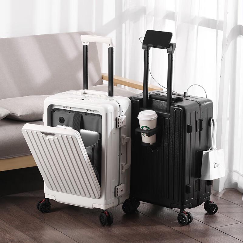 Xiaoyan Multi-functional USB Charging Front-Open Luggage