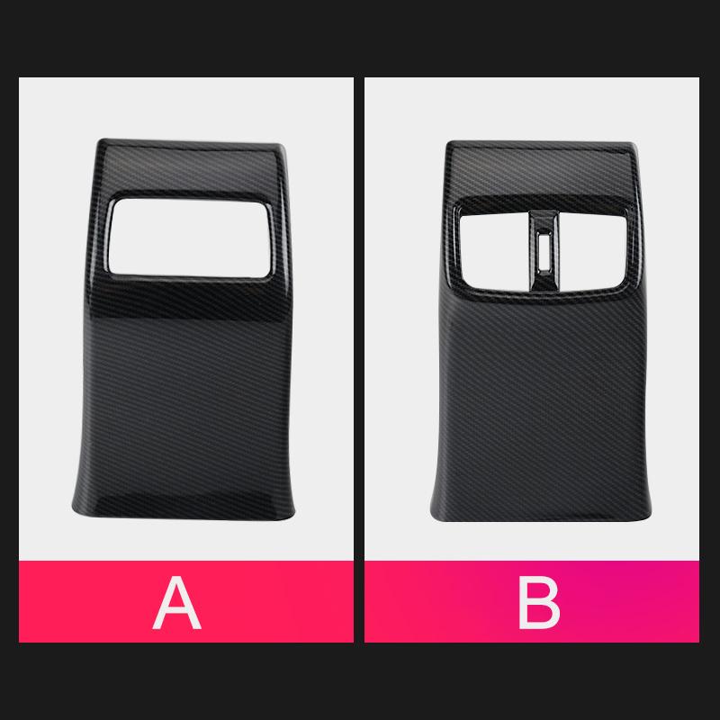 ABS Carbon Car Armrest Box Rear Air Vent Outlet Cover Case Trim For Toyota Corolla E210  2019 2020 2024 2024 2024 2024 Hybrid