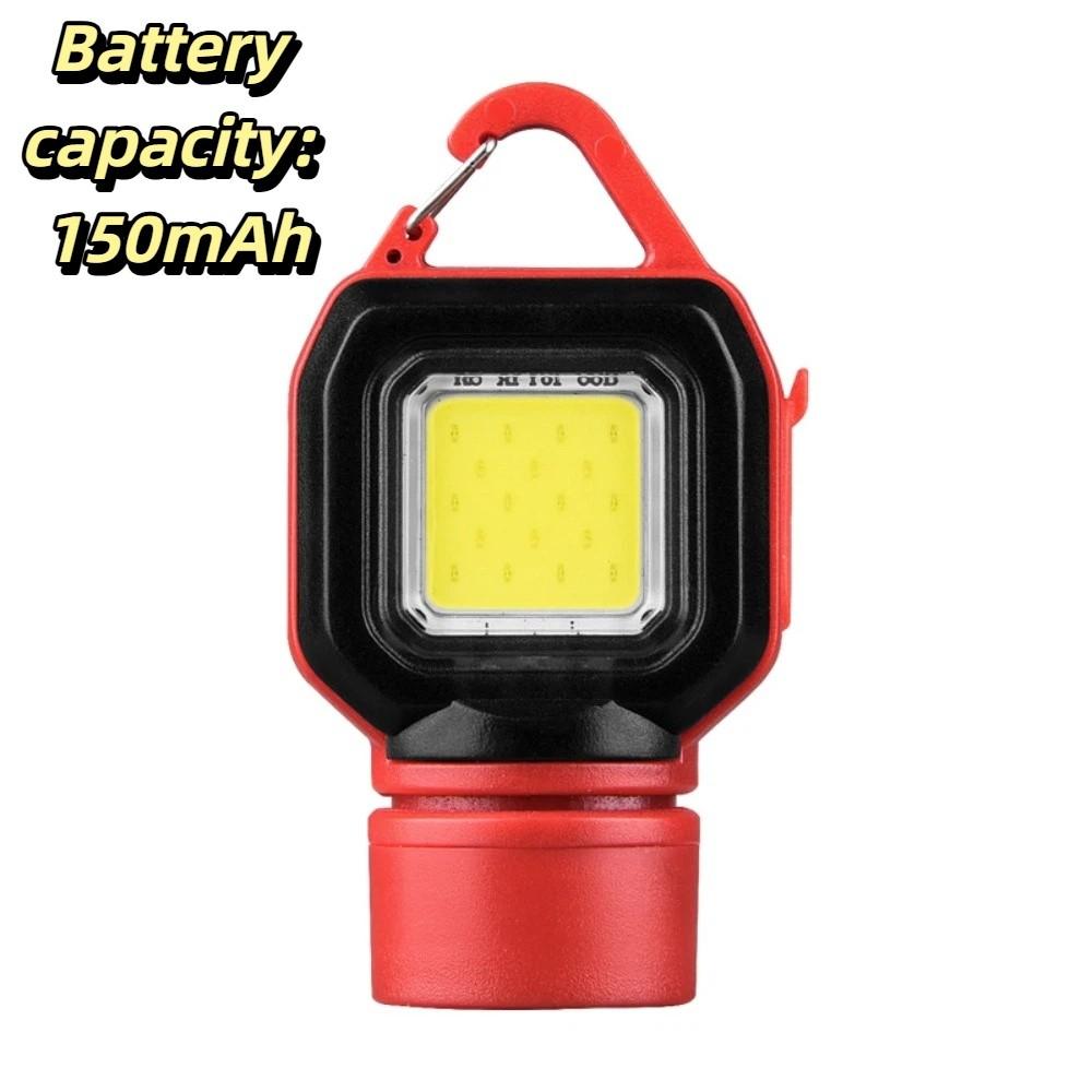 Lightweight Design Keychain Lamp High-Brightness COB USB Charging Flashlight  Daily Travel