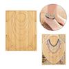Wood Bead Designs Board Jewelry Crafting Tool Jewelry Beading Tray for Necklace Bracelet Jewelry Making for Enthusiasts