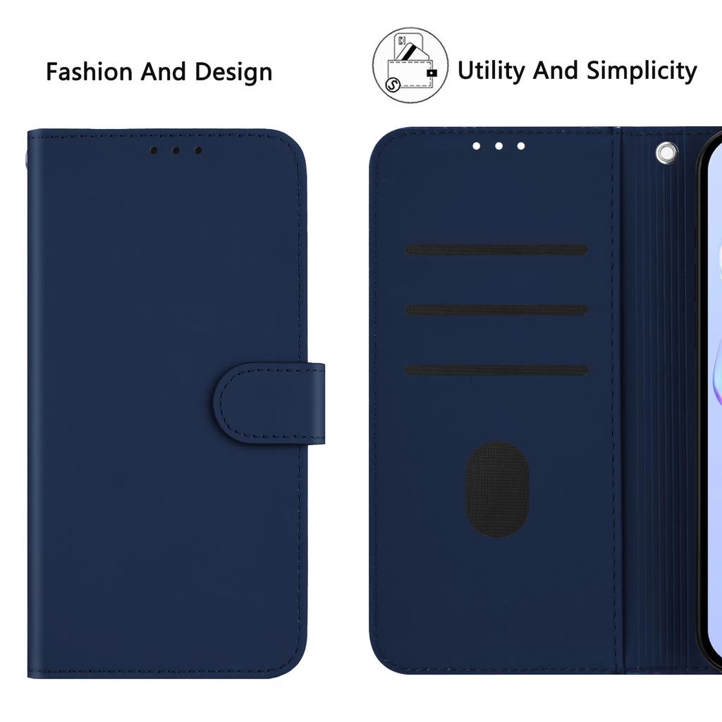 For TECNO Camon 50 4G BINFEN COLOR Leather Case Splicing Color RFID Blocking Wallet Stand Phone