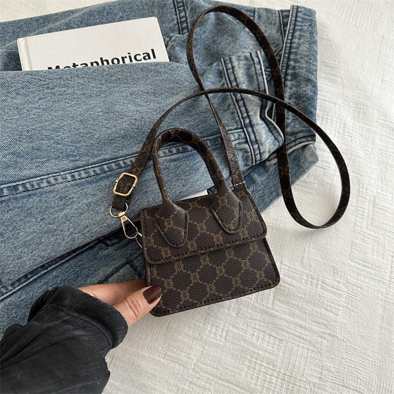 Chic Street Style Pu Shoulder Bag Trendy Small Square Bag For Women 2024 New