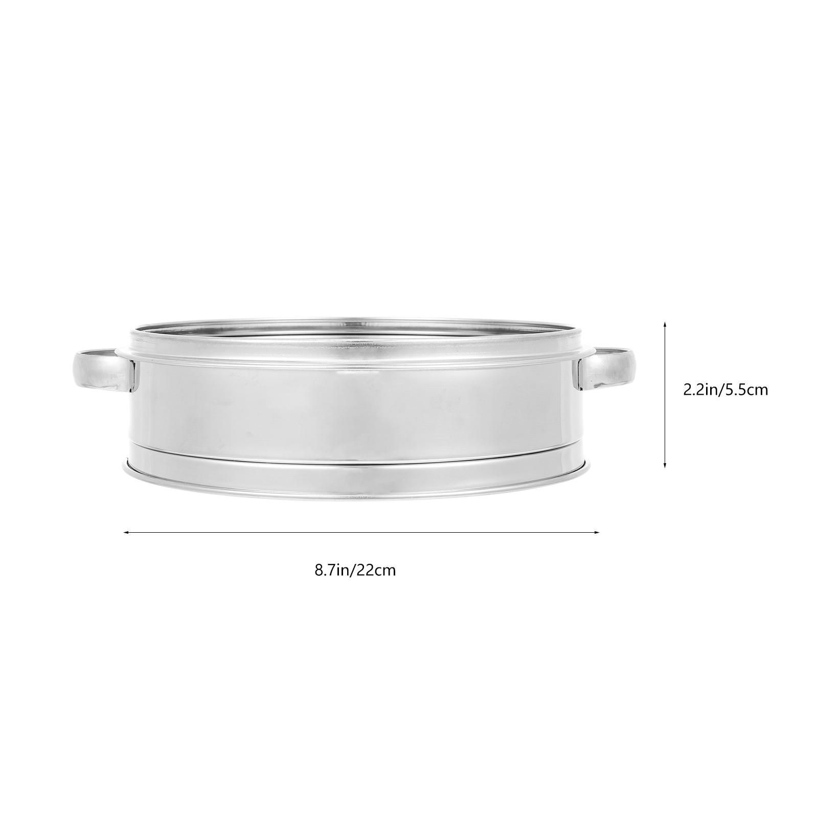 Stainless Steel Steaming Basket Kitchen Food Steamer Dishwasher Safe Even Heating Multi-Function Steamer Grid Household