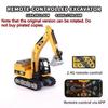 New Desktop Remote Control Engineering Car 1:64 Simulation Mini Excavator Alloy Semi-Scale Remote Control Car
