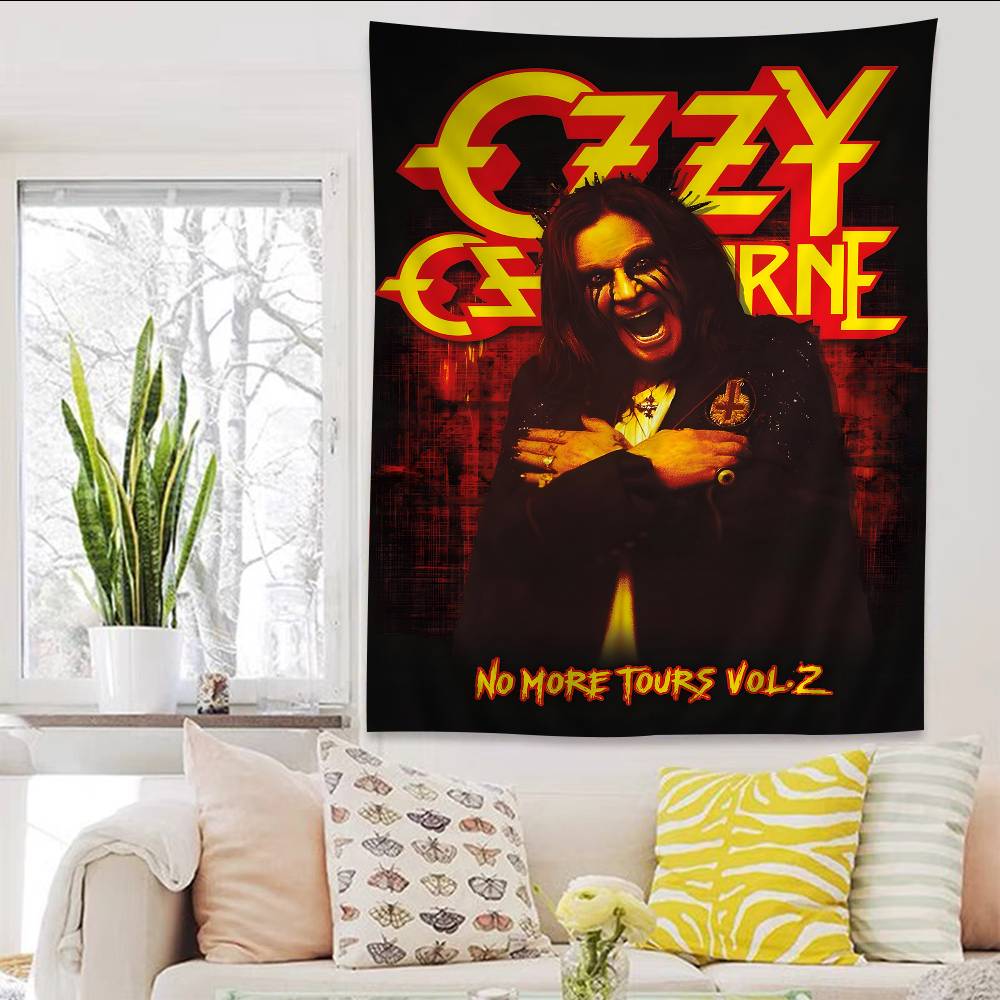 Rest Prince Of Darkness OOzzy OOsbourneS Colorful Tapestry Wall Hanging Hanging Tarot Hippie Wall Rugs Dorm Wall Art Decor