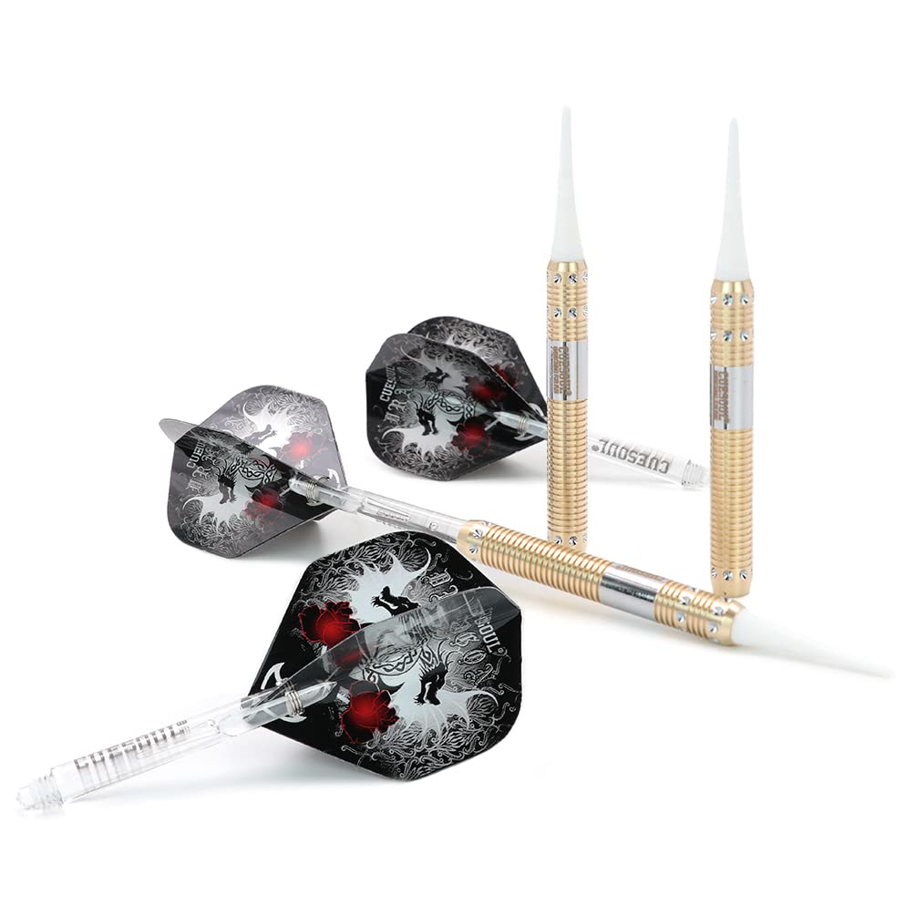 CUESOUL Dragon Deluxe Soft Tip Darts Set, 16g (B1101)