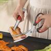 Ensemble de ciseaux coréens en acier inoxydable pour barbecue pour la cuisine et le camping en plein air - Parfait pour le poulet, le steak et plus encore.