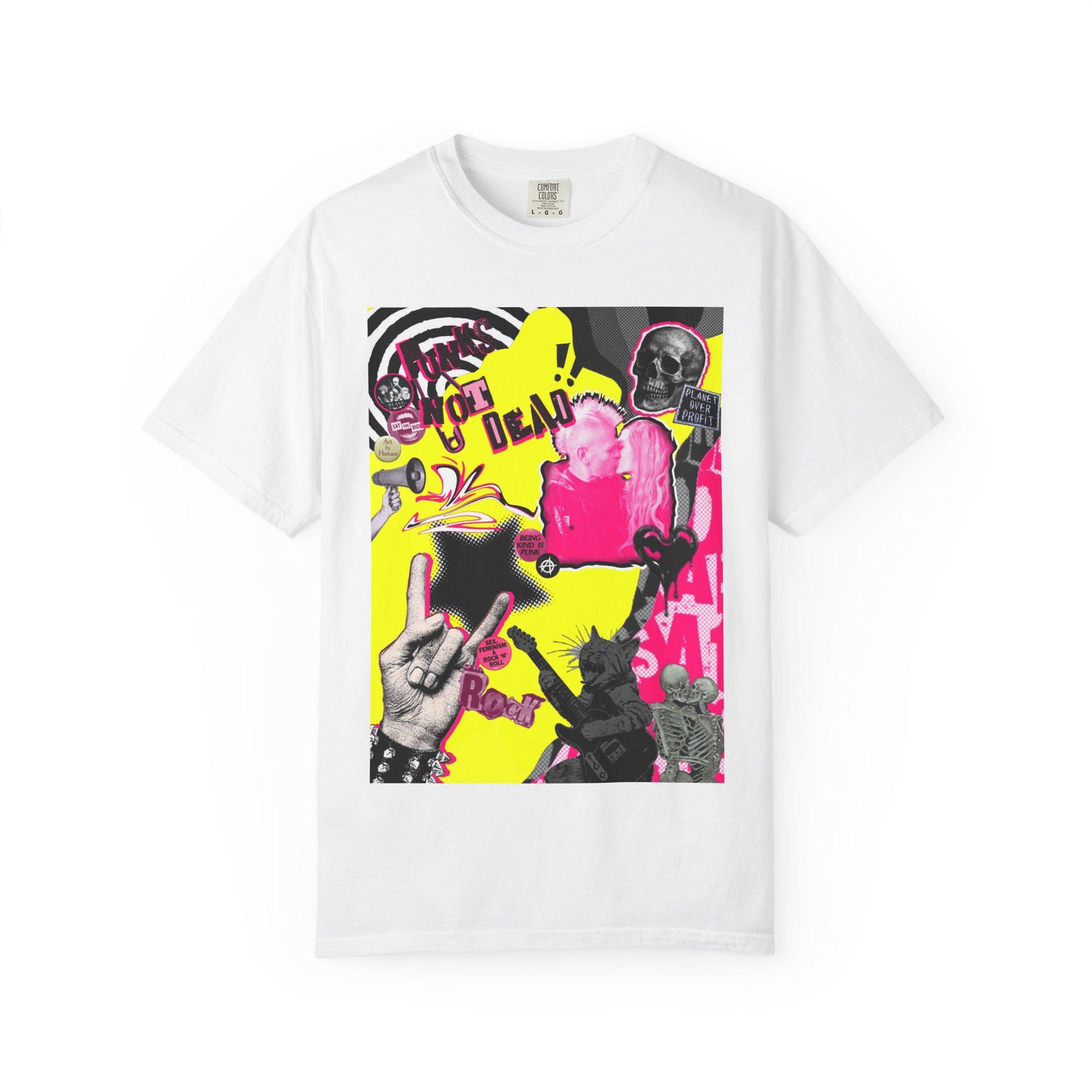 Punks Not Dead Unisex T shirt L