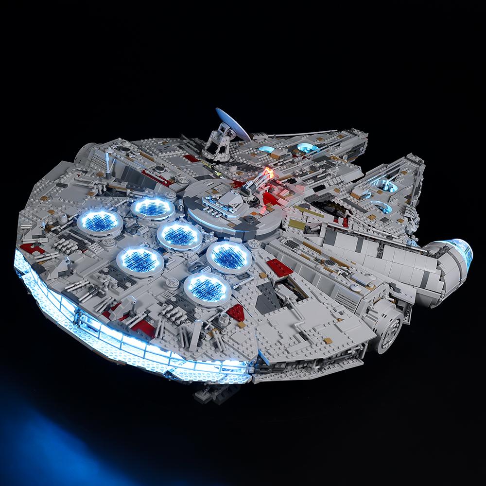 DIY LED Lighting Kit For Lego 75192 Millennium Falcon™ Light Kit Building Block Toy Decoration Adjustable Lighting Accessories