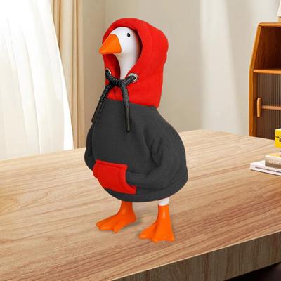 Yousheng Mini Goose Hoodie for 7 Inch Table Goose Statue Soft Tabletop Goose Costume Cute Pet Clothes Fun Gift for Goose Lovers