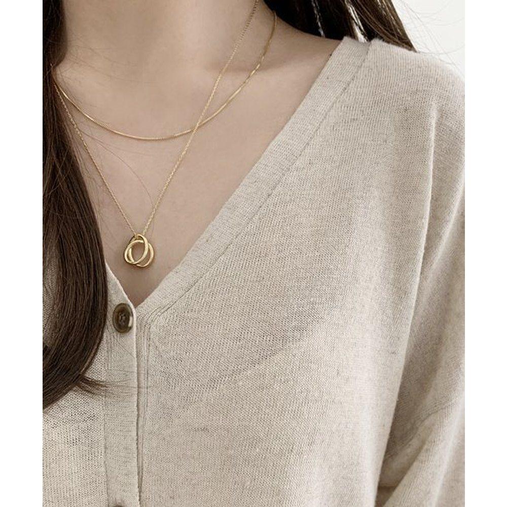 (Silver925) Skein Necklace
