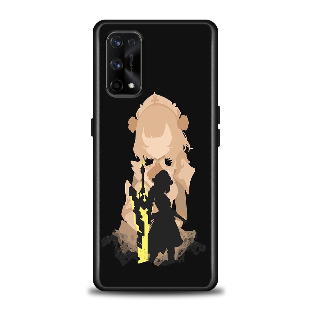 Husă de Telefon Anime Genshin Impact Pentru Oppo Realme 8i 8 9 7 6 5 Pro 9i 7i 5i 6i XT 5G Huse Acoperire Moale din Silicon Realme 8Pro