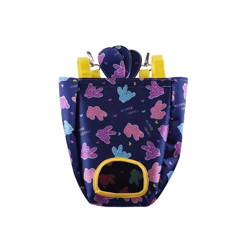 Rabbit Hay Feeder with Hooks Carrot Shape Oxford Cloth Guinea Pig Hay Feeder Hanging Bag Food Storage Pet Supplies Accessories