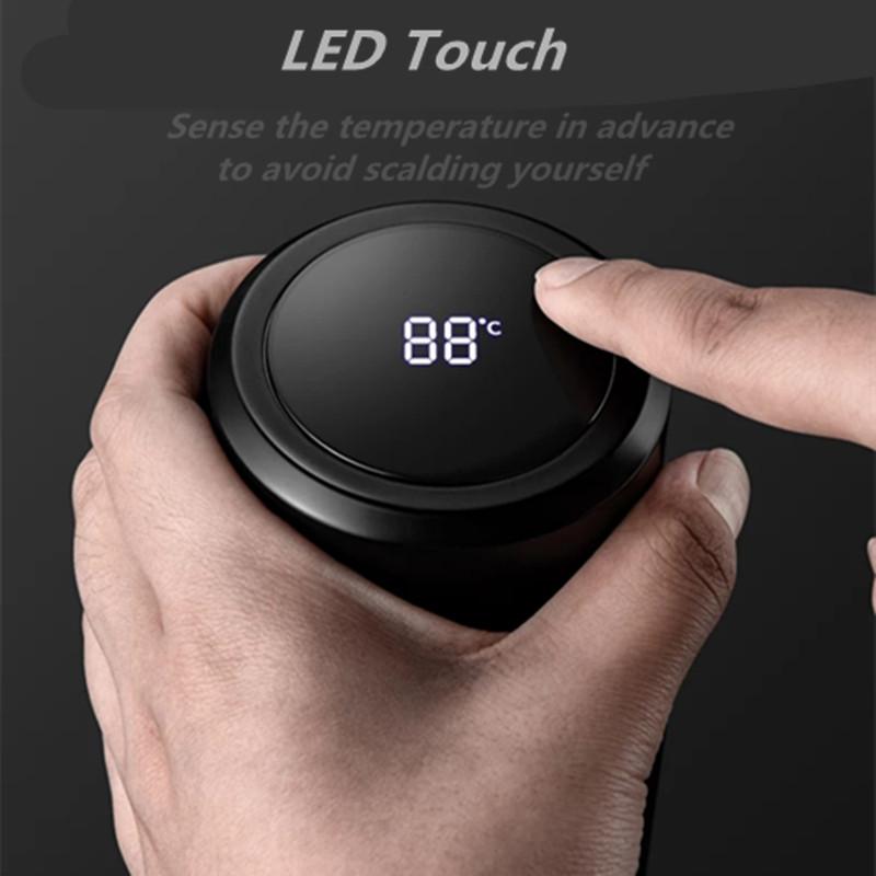 420-1500ml Große Kapazität Vakuum LED Smart Temperatur Digitalanzeige Thermosflasche Thermoskanne für Tee Wasserflasche Kalt/Warm halten