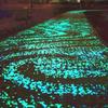 300pcs/bag Outdoor Yard Luminous Stones Garden Pebbles Glow In Dark Fish Tank Aquarium Decoration Natural Crystals Rocks