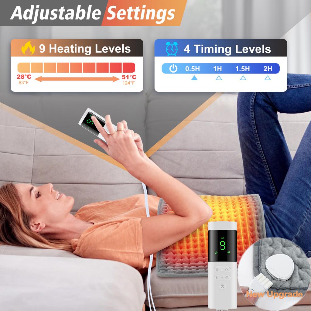 58*29CM Electric Heating Blanket Heated Mat Electro Sheet Pad for Bed Sofa Warm Winter Thermal Blankets Warmer Home Use