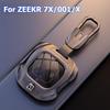 For Geely Zeekr 7X 001 X Zinc Alloy Car Key Case Keychain Remote Protection Cover Bag Shell Holder Fob Ring Accessories