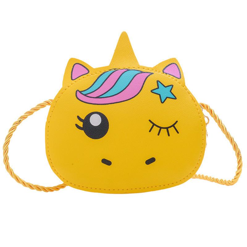 Adorable Pu Leather Unicorn Shoulder Bag For Kids Cute And Stylish Mini Crossbody