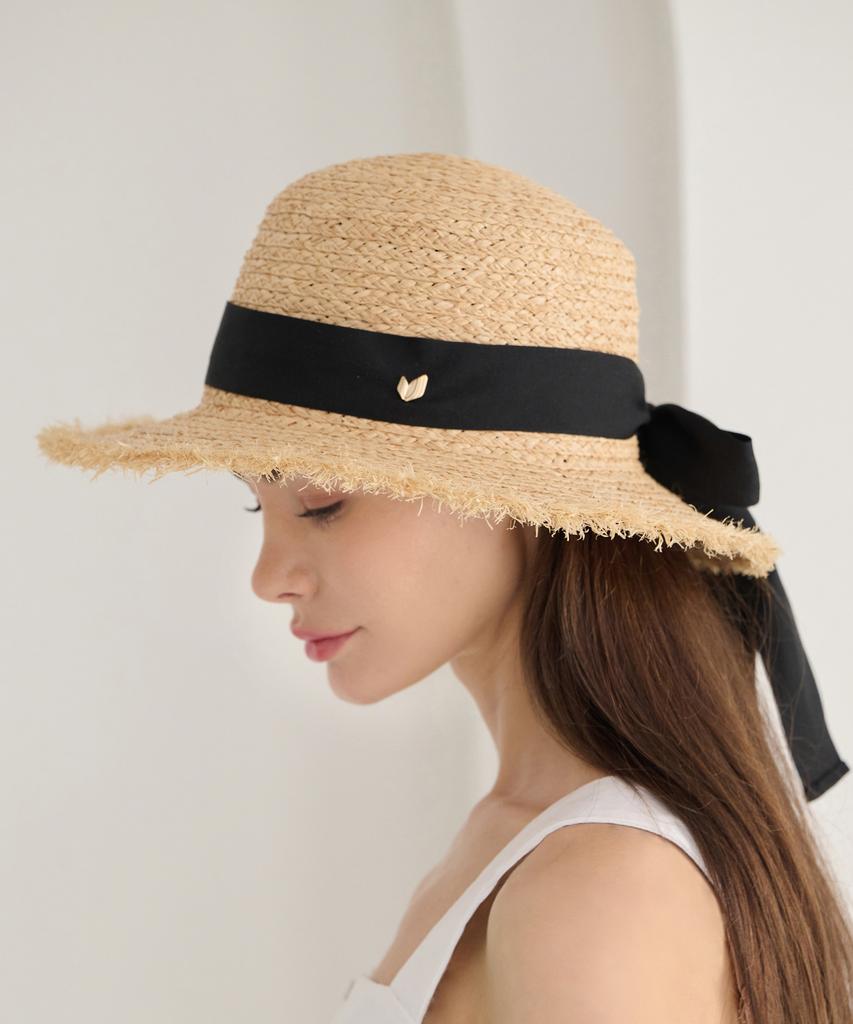 Koipeu Fringe Raffia Border Hat Cf081Ht062