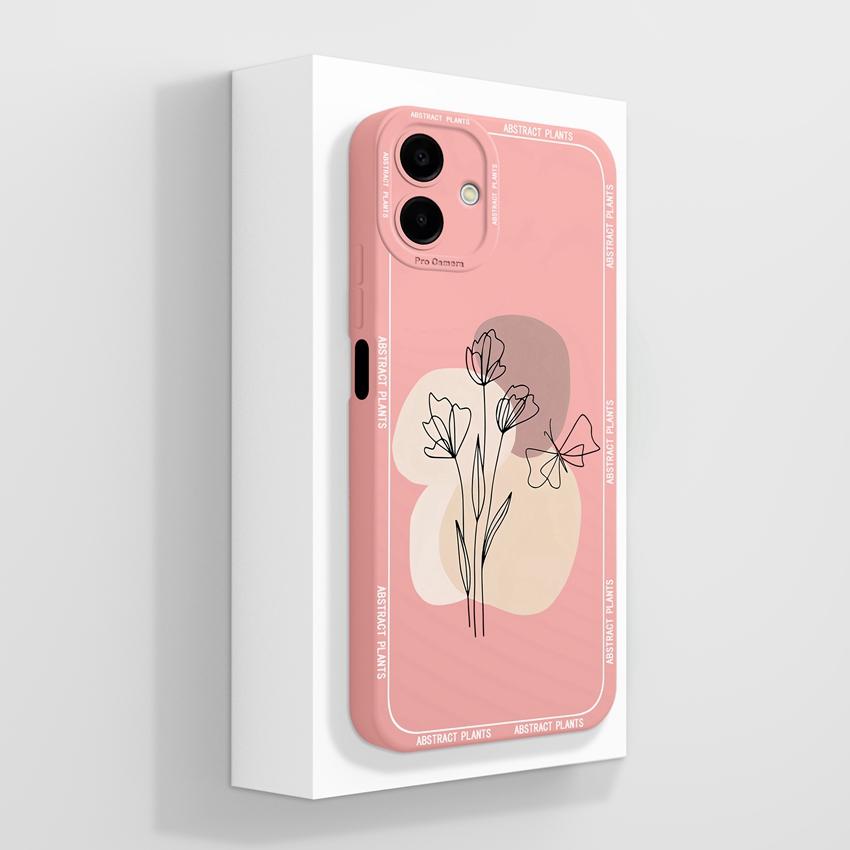 Sacs pour téléphone Pour Samsung A07 M07 F07 A17 M17 F17 M36 F36 M56 S26 Plus A25 Motifs Étiquette Mode Coque Arrière Souple en Silicone antichoc Pour Boîtier Samsung