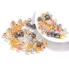 3 4 6 7 Mm 50-500pcs Gold Color CCB Ball Beads Round Loose Bead For Making DIY Bracelet Necklace Wedding Jewelry CLE