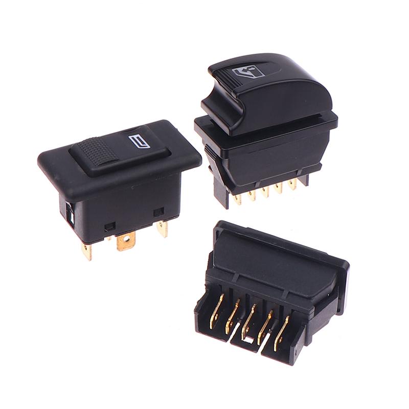 Hot Sale Universal Auto Car Electric Power Window Switch Lifter Control 5 Pin DC 12V 20A Regulator Switch Harness Accessories