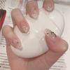 24Pcs Purple Bunny Design Full Coverage Press On Nails Artificial Removable Fake Nail Art Acrylic False Nails Finished