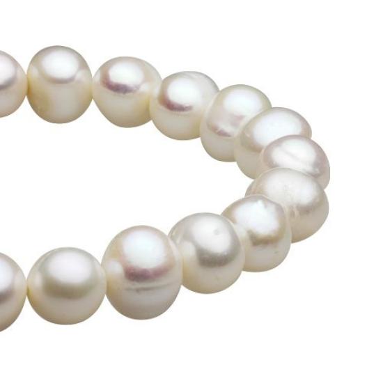 Süßwasserperle 8mm Jaspis Armband 19cm Innenumfang Stein [Cenote] 16,5cm [Kraft Zubehör] t0840-19cm