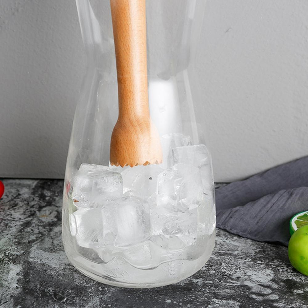 Kitchen Bar Tool Cocktail Wooden Mixer Muddler Stirrer Ice Crusher Masher
