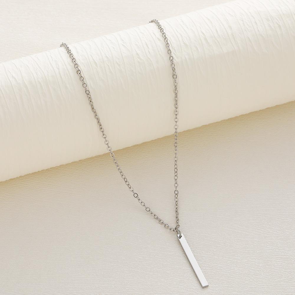Promotional Simple Necklace, Personalized Slender Pendant Necklace Alloy Necklace