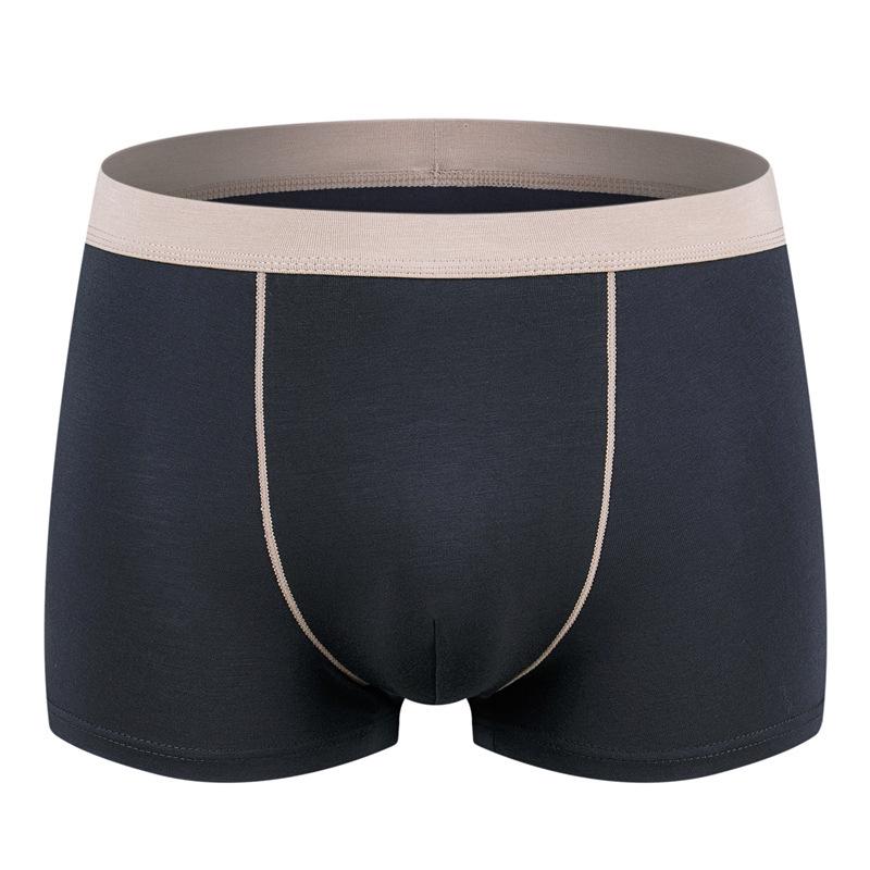 Men's Underwear Seamless Sexy Plus Size Flat Corner Pants Loose Youth Mid Waist Four Corner Pants