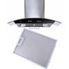 Aluminium Netting Kjøkkenvifte Fettfilter Avtrekksviftefilter Filterskjerm Erstatningstilbehør
