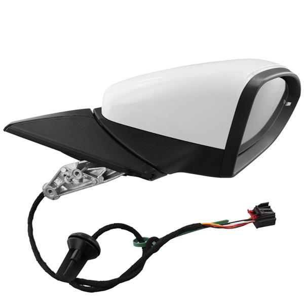 Right-Side Rearview Mirror with Light, Heating, and Electric Adjustment for Volkswagen Golf 7 MK7 MK7.5