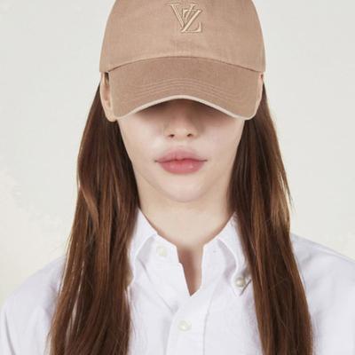VARZAR 3D Monogram Pigment Overfit Ball Cap Beige