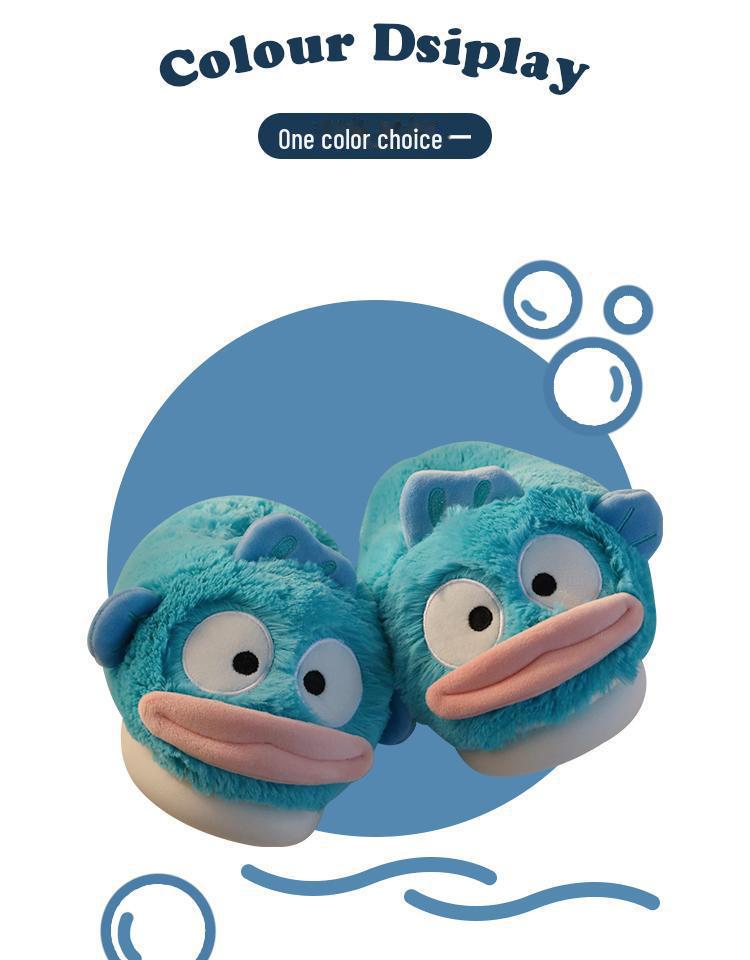 Cozy Furry Cotton Slippers: Non-Slip, Warm Velvet, for Couples - Perfect for Autumn/Winter