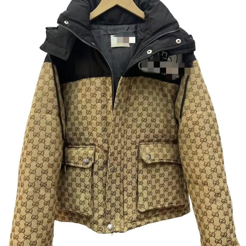 Winter Streetwear Hooded Cotton Puffer Jacket Loose Fit Couples Coat Teens