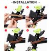 Durability Leather Handle Strap Quickly Release Cowhides Handle Pull Rings for Folding Bike Front Rack